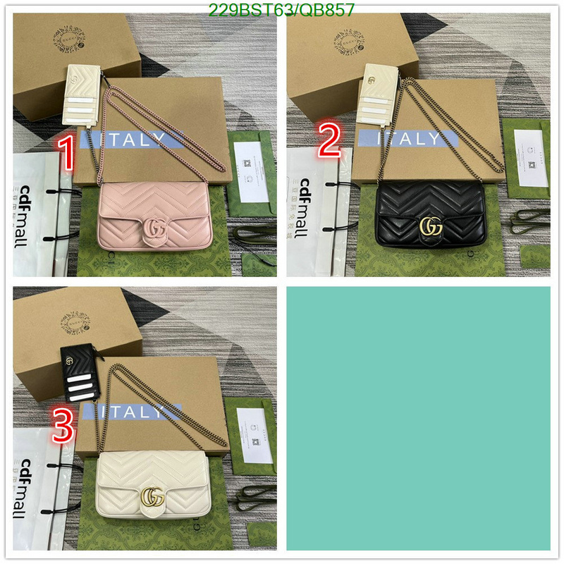 Gucci Bag-(Mirror)-Marmont Code: QB857 $: 229USD