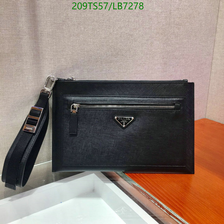 Prada Bag-(Mirror)-Clutch- Code: LB7278 $: 209USD