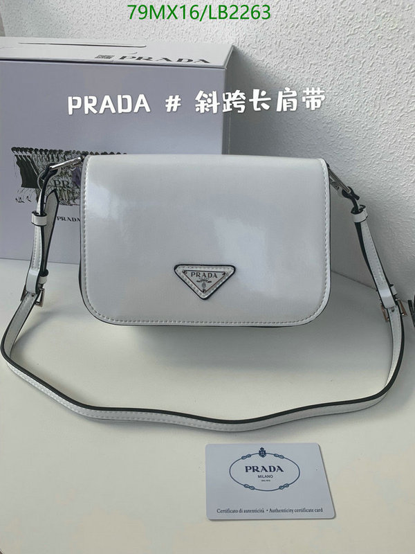 Prada Bag-(4A)-Diagonal- Code: LB2263 $: 79USD