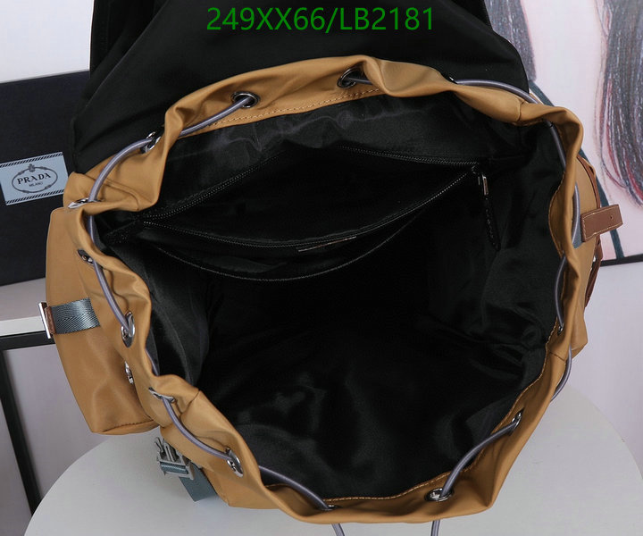 Prada Bag-(Mirror)-Backpack- Code: LB2181 $: 249USD