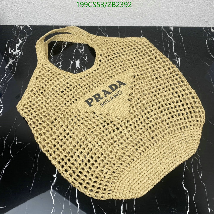 Prada Bag-(Mirror)-Handbag- Code: ZB2392 $: 199USD