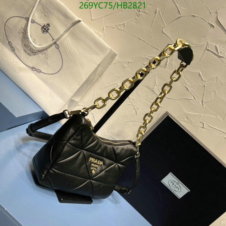 Prada Bag-(Mirror)-Handbag- Code: HB2821 $: 269USD