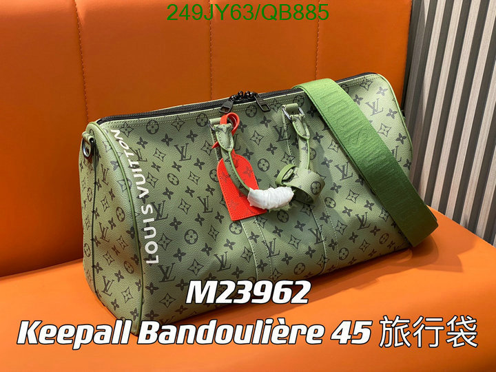 LV Bag-(Mirror)-Keepall BandouliRe 45-50- Code: QB885