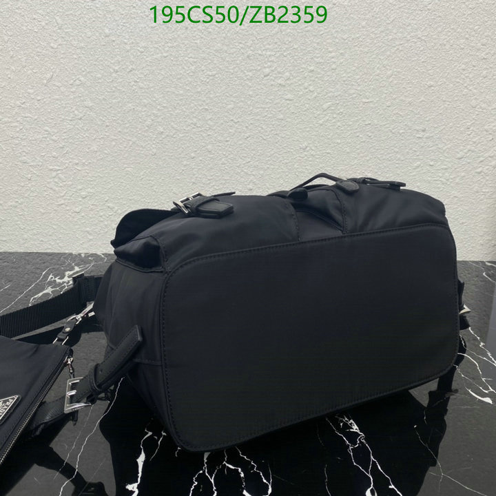 Prada Bag-(Mirror)-Backpack- Code: ZB2359 $: 195USD