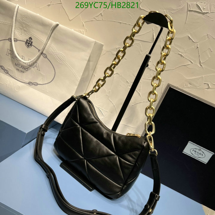 Prada Bag-(Mirror)-Handbag- Code: HB2821 $: 269USD