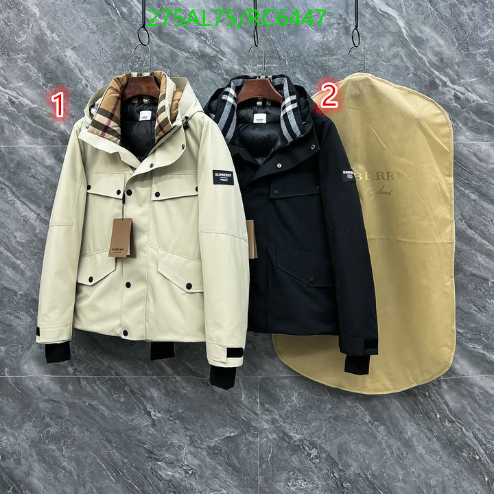 Down jacket Men-Burberry Code: RC6447 $: 275USD