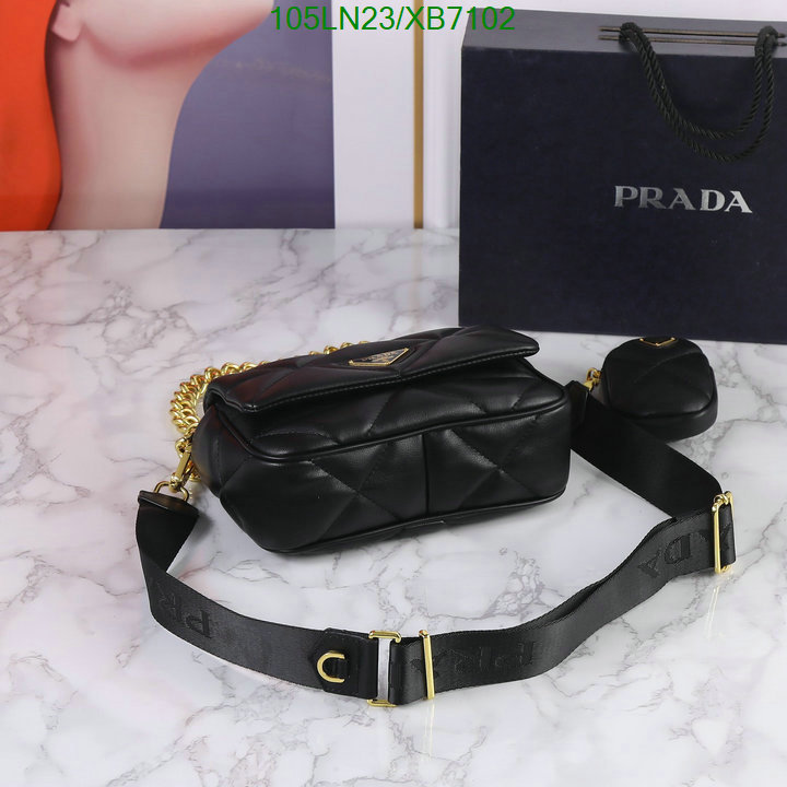 Prada Bag-(4A)-Diagonal- Code: XB7102 $: 105USD