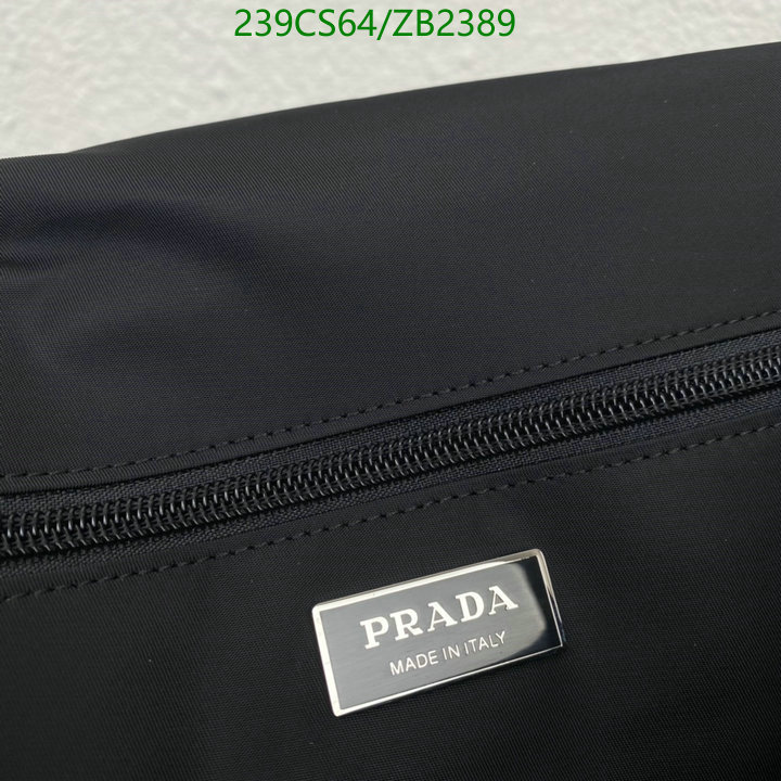 Prada Bag-(Mirror)-Diagonal- Code: ZB2389 $: 239USD