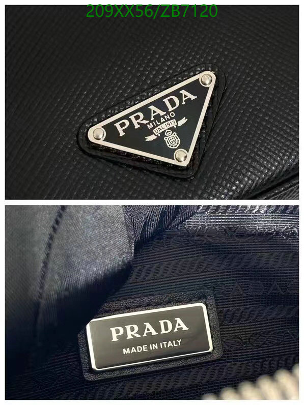 Prada Bag-(Mirror)-Diagonal- Code: ZB7120 $: 209USD