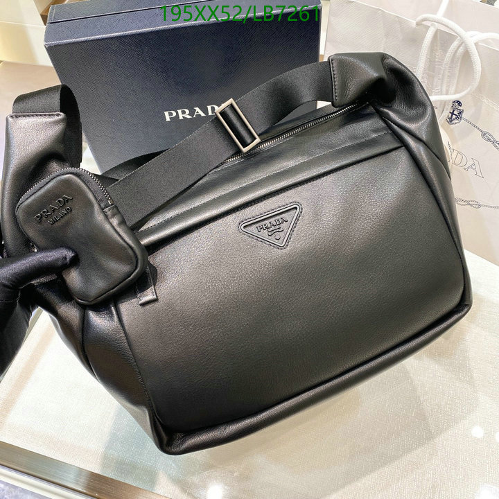 Prada Bag-(Mirror)-Diagonal- Code: LB7261 $: 195USD