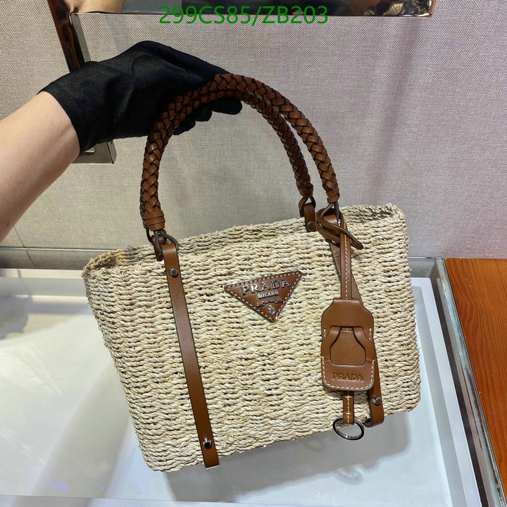 Prada Bag-(Mirror)-Handbag- Code: ZB203 $: 299USD