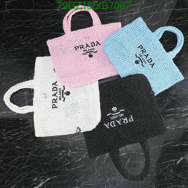 Prada Bag-(4A)-Handbag- Code: XB7097 $: 79USD