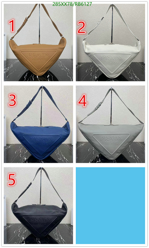 Prada Bag-(Mirror)-Triangle Code: RB6127 $: 285USD