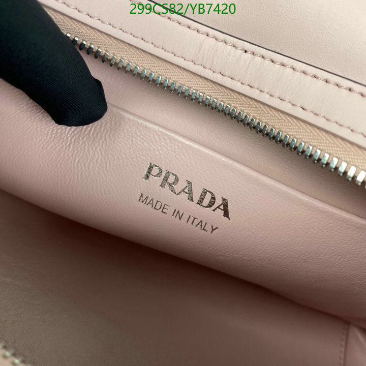 Prada Bag-(Mirror)-Handbag- Code: YB7420 $: 299USD