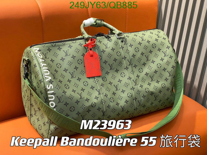 LV Bag-(Mirror)-Keepall BandouliRe 45-50- Code: QB885