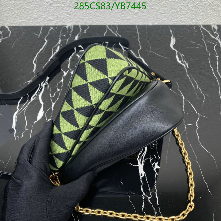 Prada Bag-(Mirror)-Triangle- Code: YB7445 $: 285USD