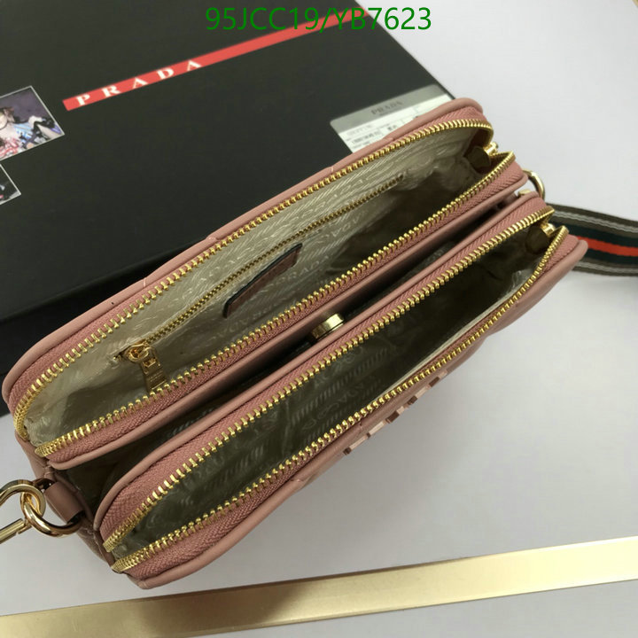 Prada Bag-(4A)-Diagonal- Code: YB7623 $: 95USD