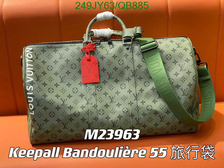 LV Bag-(Mirror)-Keepall BandouliRe 45-50- Code: QB885