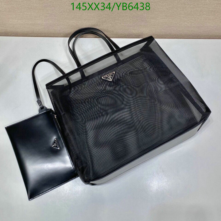 Prada Bag-(Mirror)-Handbag- Code: YB6438 $: 145USD