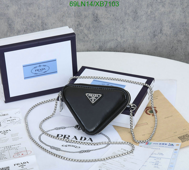 Prada Bag-(4A)-Triangle- Code: XB7103 $: 69USD