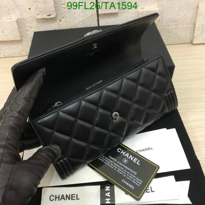 Chanel Bag-(Mirror)-Wallet- Code: TA1594 $: 99USD