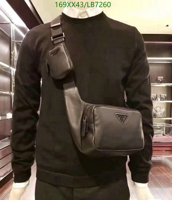 Prada Bag-(Mirror)-Diagonal- Code: LB7260 $: 169USD