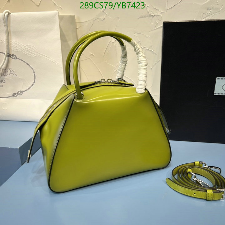 Prada Bag-(Mirror)-Handbag- Code: YB7423 $: 289USD
