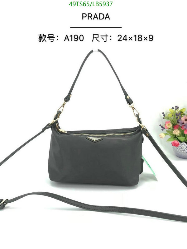 Prada Bag-(4A)-Diagonal- Code: LB5937 $: 49USD