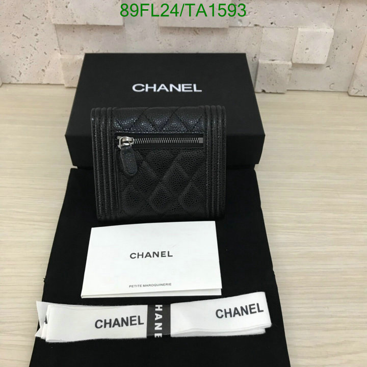 Chanel Bag-(Mirror)-Wallet- Code: TA1593 $: 89USD