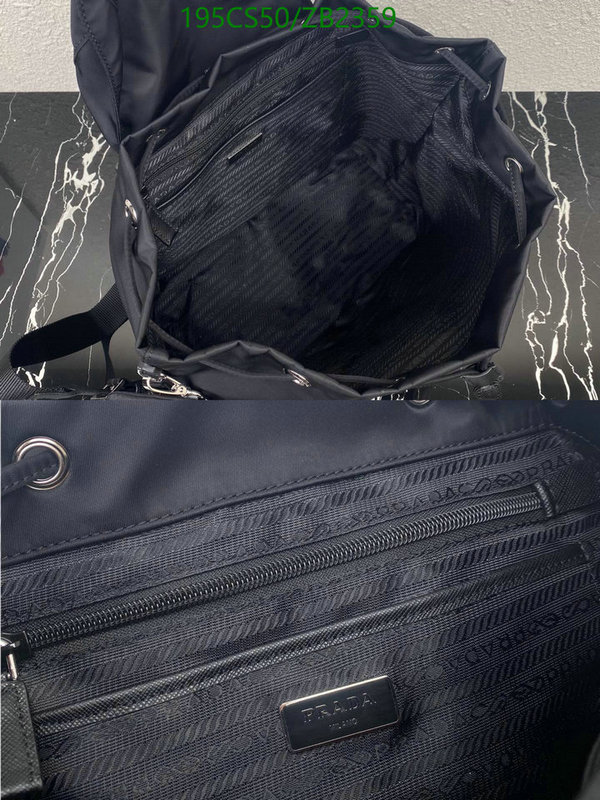 Prada Bag-(Mirror)-Backpack- Code: ZB2359 $: 195USD