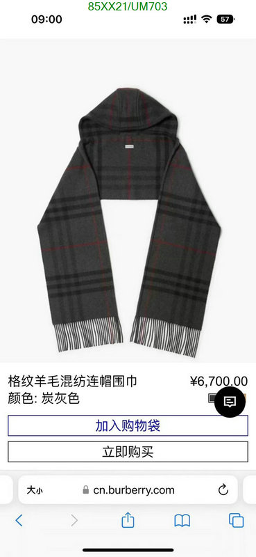 Scarf-Burberry Code: UM703 $: 85USD