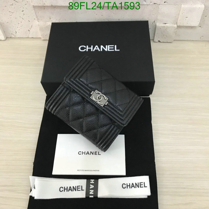 Chanel Bag-(Mirror)-Wallet- Code: TA1593 $: 89USD