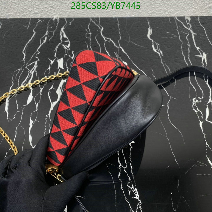 Prada Bag-(Mirror)-Triangle- Code: YB7445 $: 285USD