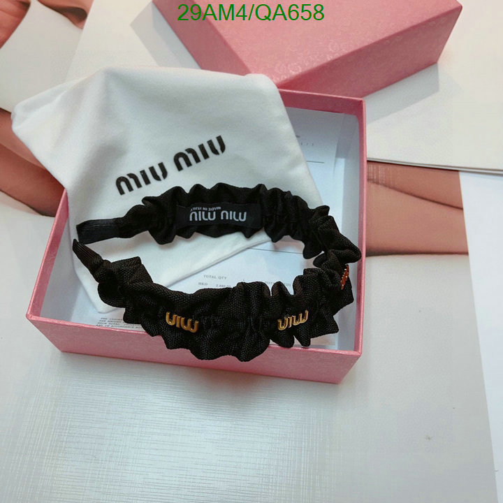 Headband-MIU MIU Code: QA658 $: 29USD