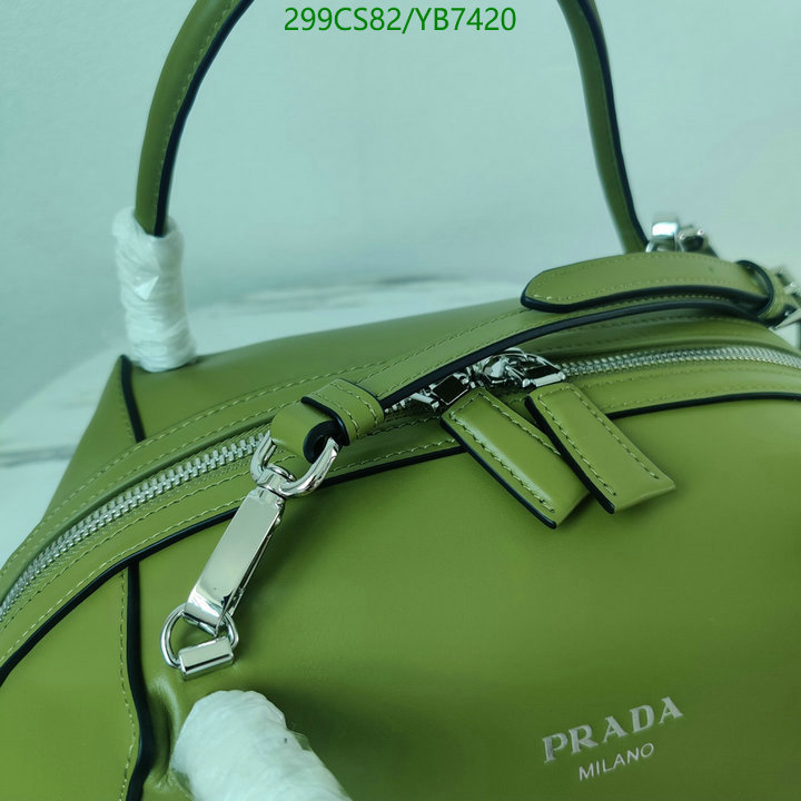 Prada Bag-(Mirror)-Handbag- Code: YB7420 $: 299USD