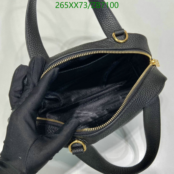 Prada Bag-(Mirror)-Handbag- Code: ZB7100 $: 265USD