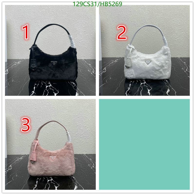 Prada Bag-(Mirror)-Re-Edition 2000 Code: ZB5269 $: 129USD