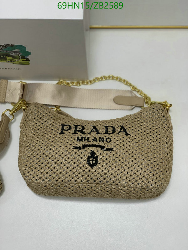 Prada Bag-(4A)-Re-Edition 2005 Code: ZB2589 $: 69USD