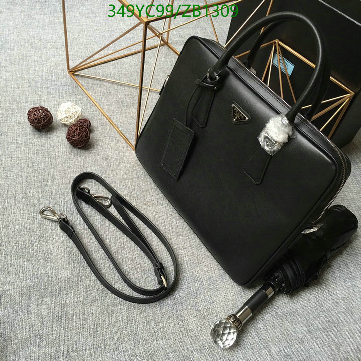 Prada Bag-(Mirror)-Handbag- Code: ZB1309 $: 349USD