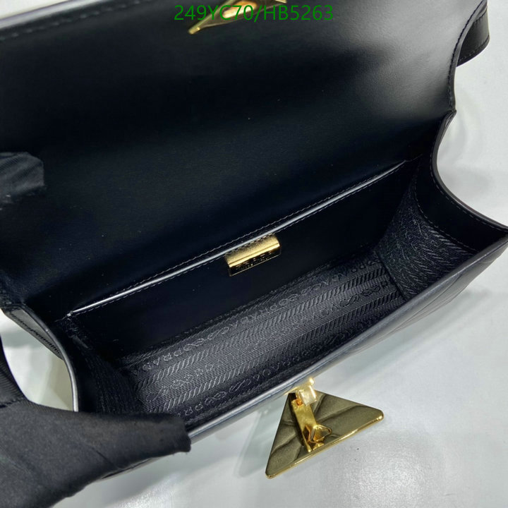 Prada Bag-(Mirror)-Diagonal- Code: ZB5263 $: 249USD