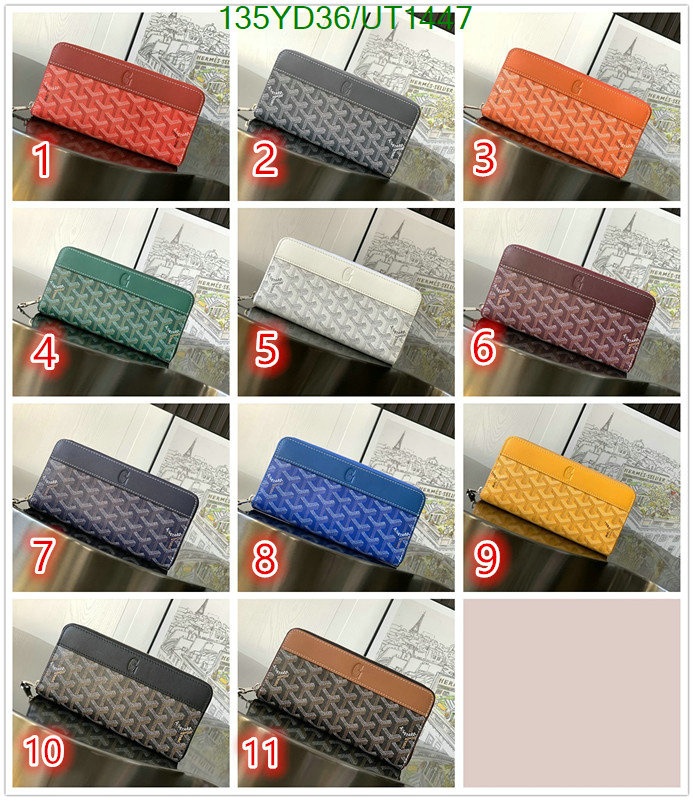 Goyard Bag-(Mirror)-Wallet- Code: UT1447 $: 135USD