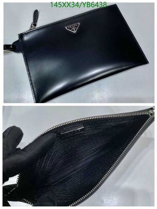 Prada Bag-(Mirror)-Handbag- Code: YB6438 $: 145USD