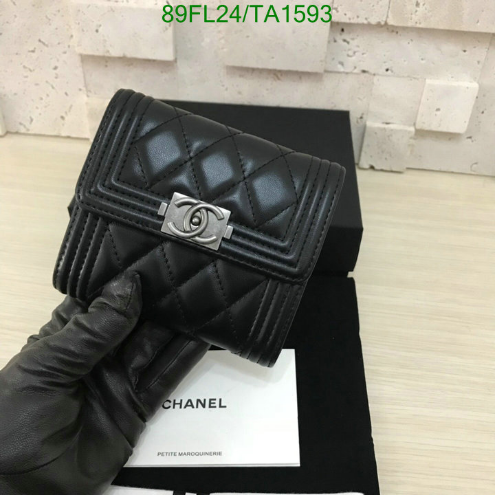 Chanel Bag-(Mirror)-Wallet- Code: TA1593 $: 89USD