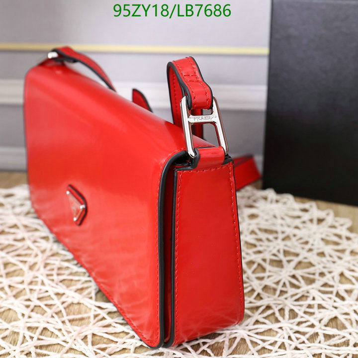 Prada Bag-(4A)-Diagonal- Code: LB7686 $: 95USD