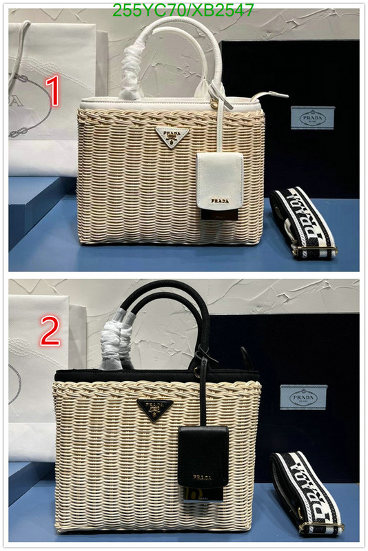 Prada Bag-(Mirror)-Handbag- Code: XB2547 $: 255USD