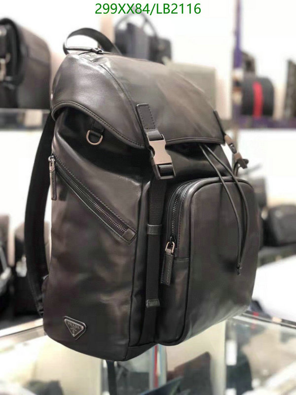 Prada Bag-(Mirror)-Backpack- Code: LB2116 $: 299USD