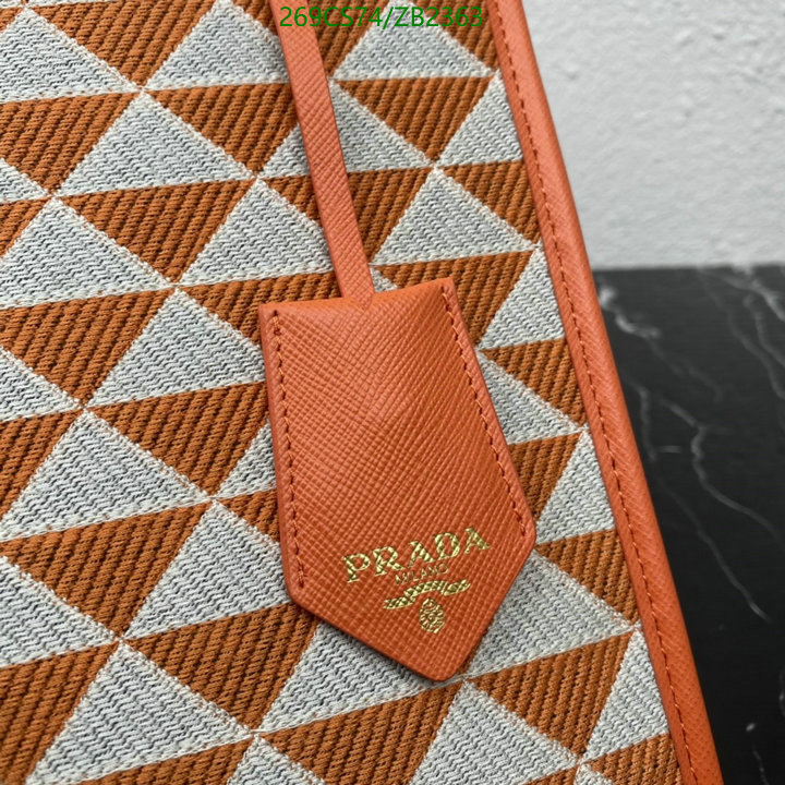 Prada Bag-(Mirror)-Handbag- Code: ZB2363 $: 269USD