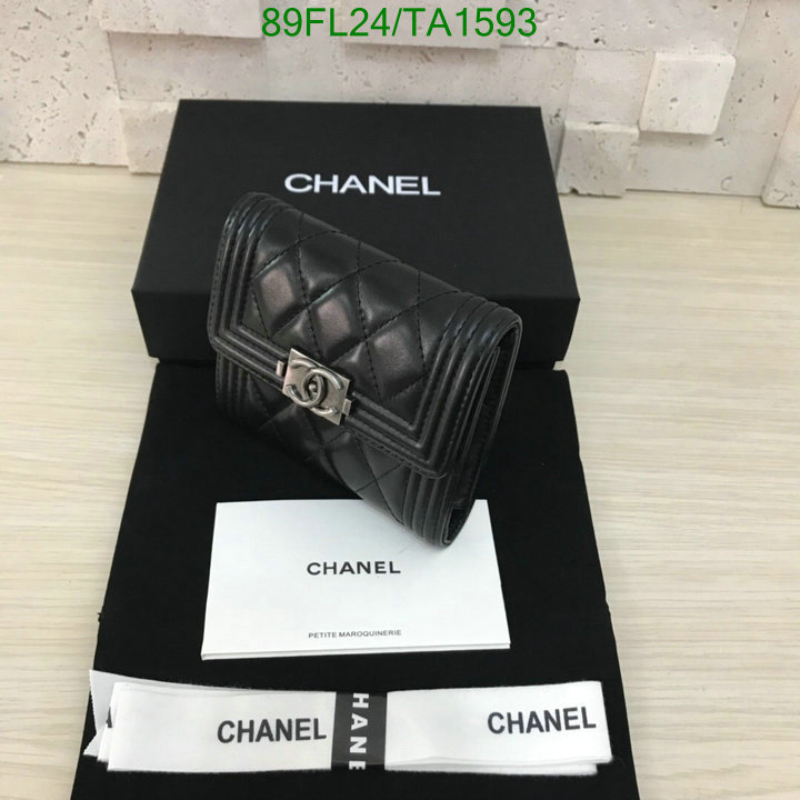 Chanel Bag-(Mirror)-Wallet- Code: TA1593 $: 89USD