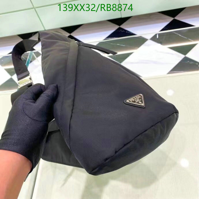 Prada Bag-(Mirror)-Belt Bag-Chest Bag-- Code: RB8874 $: 139USD