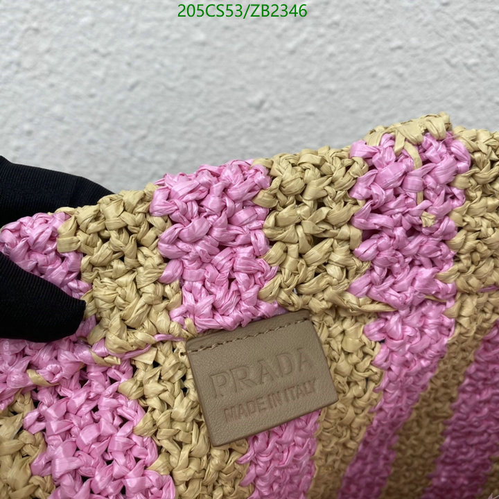 Prada Bag-(Mirror)-Handbag- Code: ZB2346 $: 205USD